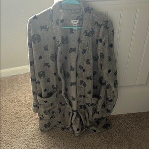 PINK Victoria's Secret Gray Cardigan Sweater